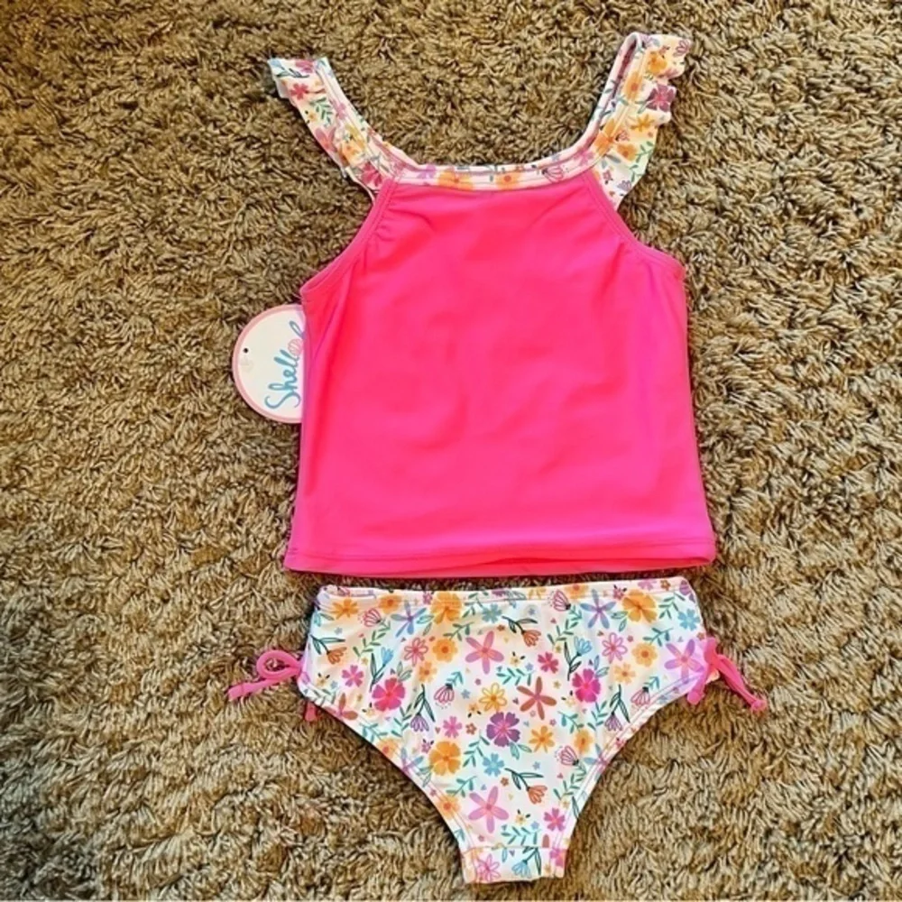 💚 NWT! Shelloha girls two piece swim set